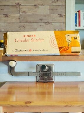 Vtg Singer Circular Stitcher Attachment for Touch & Sew Sewing Machine 161847